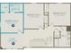 Upstairs floorplan featuring four bedrooms, a loft and a shared bathroom at 154 Royal Cainhoy Way, Huger, SC 29450