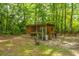 Backyard chicken coop is perfect for raising chickens and fresh eggs at 1621 Wannamaker Ave, Summerville, SC 29485