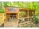 Chicken coop with nesting boxes, a run, and a roost at 1621 Wannamaker Ave, Summerville, SC 29485