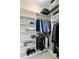 Organized walk-in closet with built-in shelving for optimal storage at 1650 Long Grove Dr, Mount Pleasant, SC 29464