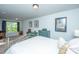 Bright bedroom with natural light from a large window and unique decor that adds character at 1823 Chauncys Ct, Mount Pleasant, SC 29466