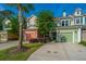 Colorful townhomes showcasing well-maintained landscaping and inviting curb appeal at 1823 Chauncys Ct, Mount Pleasant, SC 29466
