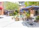 Charming courtyard with fountain and seating, creating a relaxing atmosphere for visitors at 1880 Andell Bluff Blvd # F-3, Seabrook Island, SC 29455