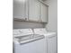 Efficient laundry room featuring modern, front-loading washer and dryer units at 1901 Toland Ct, Johns Island, SC 29455