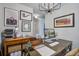 Bright home office featuring a wooden desk, stylish decor, and ample natural light at 1901 Toland Ct, Johns Island, SC 29455