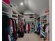 Spacious walk-in closet with custom shelving and ample storage space for clothes and accessories at 206 Evergreen Ave, Summerville, SC 29485
