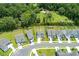A charming light blue single-Gathering home is nestled within a well-maintained suburban neighborhood at 208 Cherry Grove Dr, Summerville, SC 29483
