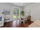 Dining area with hardwood floors, natural light and access to the outdoors at 208 Cherry Grove Dr, Summerville, SC 29483