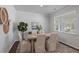 Cozy dining room featuring stylish decor, natural light, and ample space for entertaining at 208 Cherry Grove Dr, Summerville, SC 29483
