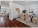 Open-concept dining area with modern decor and seamless flow to other living spaces at 208 Cherry Grove Dr, Summerville, SC 29483