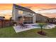 Fenced backyard with a sparkling pool, a covered patio, and a well-manicured lawn at 214 Squire Pope Rd, Summerville, SC 29486