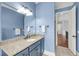 Stylish bathroom with granite countertop, vanity, and a well-lit mirror at 2254 Beckenham Dr, Mount Pleasant, SC 29466