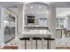 Stylish kitchen featuring an island with bar stool seating and stainless steel appliances at 2254 Beckenham Dr, Mount Pleasant, SC 29466