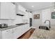 Kitchen featuring granite countertops, white cabinetry, and stainless steel appliances at 2636 Colonel Harrison Dr, Johns Island, SC 29455