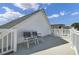 Peaceful rooftop deck with comfortable seating, perfect for soaking up the sun or enjoying an evening breeze at 30 Yacht Harbor Ct, Isle of Palms, SC 29451