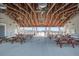 Spacious community pavilion with picnic tables, ceiling fans, and views of the outdoor pool and surrounding areas at 312 Cypress Branch Rd, Huger, SC 29450