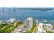 Aerial view of this beautiful waterfront community and boat docks at 330 Concord St # 4A, Charleston, SC 29401