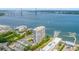 Aerial view of this beautiful waterfront community, harbor, and bridge at 330 Concord St # 4A, Charleston, SC 29401