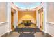 Tastefully decorated lobby with comfortable bench seating and classic decor at 330 Concord St # 4A, Charleston, SC 29401