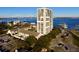 Breathtaking aerial view of the building, with city and harbor views at 330 Concord St # 5D & 5E, Charleston, SC 29401