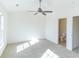 Bright bedroom with carpet, ceiling fan and ensuite bathroom at 333 Flyway Rd, Goose Creek, SC 29445
