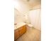 Well-lit bathroom featuring a vanity with sink, toilet, and shower with curtain at 3439 Toomer Kiln Cir, Mount Pleasant, SC 29466
