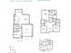 Detailed floor plan showcasing the layout of the home's first and second levels, including bedrooms and living spaces at 360 Trailmore Ln, Summerville, SC 29486