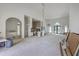 Open floor plan features an archway and bright, airy space that is ready for customization and decor at 404 Fairington Dr, Summerville, SC 29485