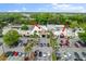 Aerial view of Terrace Theater and restaurants like Crust and Millers All Day at 481 Woodland Shores Rd, Charleston, SC 29412