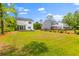 Large backyard with a well-kept lawn, offering ample space for activities and outdoor enjoyment at 481 Woodland Shores Rd, Charleston, SC 29412