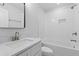 Bathroom featuring tiled shower and tub combo with a modern vanity at 481 Woodland Shores Rd, Charleston, SC 29412