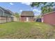 Fenced backyard featuring a spacious lawn, perfect for outdoor activities at 4856 Cane Pole Ln, Summerville, SC 29485