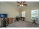 Nice carpeted room with neutral paint and 2 windows with neutral trim for you to add your personal touch at 5008 Bowles Dr, Summerville, SC 29485