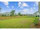 Large backyard with a well-manicured lawn, providing ample space for recreation and outdoor activities at 523 Fern Tree Dr, Summerville, SC 29486