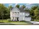Charming two-story home with a welcoming front porch and attached garage, nestled among lush trees at 549 Richfield Way Way, Summerville, SC 29486