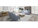 Cozy living room with neutral tones, comfortable seating, and stylish decor at 549 Richfield Way Way, Summerville, SC 29486