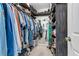 Walk-in closet providing ample space for organized storage, shelving, and hanging clothes at 565 Travelers Blvd, Summerville, SC 29485