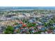 High aerial view of the city, with an arrow highlighting the location of the property at 9 Bogard St # 3, Charleston, SC 29403