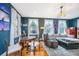 Inviting living room featuring stylish furniture, hardwood floors and ample lighting at 9 Bogard St # 3, Charleston, SC 29403