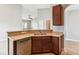 Well-equipped kitchen boasts stainless dishwasher and stylish countertops at 1007 Halfacre Ln, Ladson, SC 29456