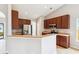 Open kitchen showcases stainless appliances, ample cabinets, and a breakfast bar at 1007 Halfacre Ln, Ladson, SC 29456