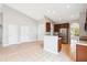 Open concept kitchen features stainless appliances and seamless access to the living space at 1007 Halfacre Ln, Ladson, SC 29456