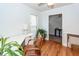 Bright office space with hardwood floors and a comfortable desk chair at 1070 Blue Marlin Dr, Charleston, SC 29412