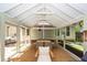 Enclosed porch with seating, table and chairs providing ample space for entertaining at 1070 Blue Marlin Dr, Charleston, SC 29412