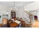Traditional dining room with view to stairs and kitchen at 1164 Out Of Bounds Dr, Summerville, SC 29485