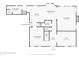 First floor layout featuring a spacious kitchen, living room with fireplace, and formal dining area at 1164 Out Of Bounds Dr, Summerville, SC 29485