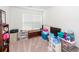 Bright bedroom includes storage, blinds and carpet at 118 Alpine Rd, Summerville, SC 29485