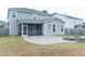 Spacious backyard with a patio and fire pit, perfect for outdoor entertaining at 138 Shadybrook Dr, Summerville, SC 29486