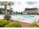 The community pool is surrounded by lounge chairs, perfect for sunny days at 138 Shadybrook Dr, Summerville, SC 29486