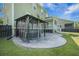 Backyard with patio and gazebo, perfect for outdoor entertaining and relaxation at 1489 Brockenfelt Dr, Charleston, SC 29414